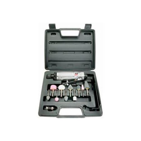 FLORIDA PNEUMATIC Universal Tool Die Grinder Kit, 1/4" Air Inlet, 25000 RPM, .4 HP UT2720K